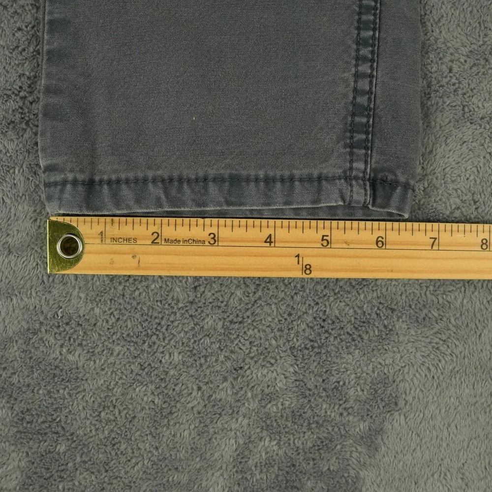 Levi's 508 Regular Taper‎ Jeans Mens Fits 32x29 Gray Stretch Denim Pants Classic